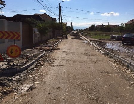 Lucrări pe strada Ion Lăncrănjan din Alba Iulia Lucrări pe strada Ion Lăncrănjan din Alba Iulia