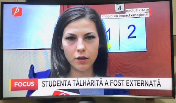 Studenta lovita si talharita a fost externata! Studenta lovita si talharita a fost externata!
