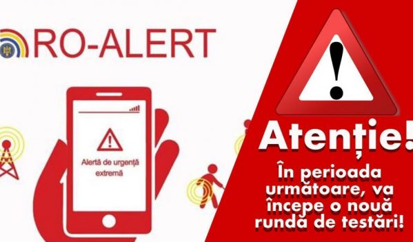 O nouă rundă de testări ale Sistemului RO-ALERT. O nouă rundă de testări ale Sistemului RO-ALERT.