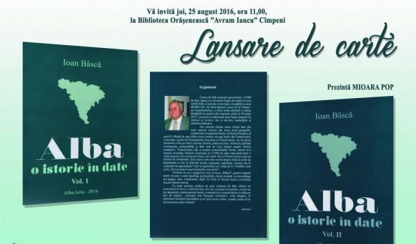 Lansare de carte la Biblioteca Orășenească ”Avram Iancu” Cîmpeni Lansare de carte la Biblioteca Orășenească ”Avram Iancu” Cîmpeni