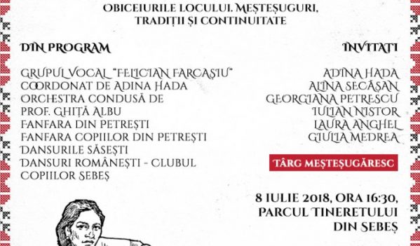 SĂRBĂTOAREA PORTULUI TRADIȚIONAL, LA SEBEȘ SĂRBĂTOAREA PORTULUI TRADIȚIONAL, LA SEBEȘ