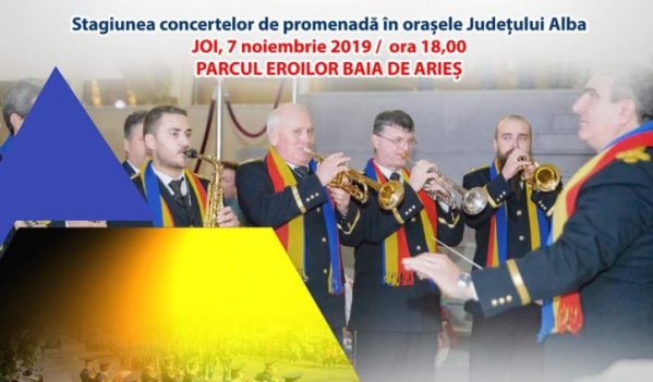 Fanfara „Augustin Bena” susține concerte în orașele județului Alba Fanfara „Augustin Bena” susține concerte în orașele județului Alba