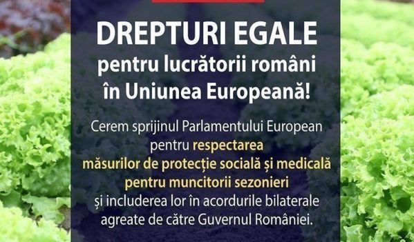Semnează petiția ”Drepturi egale pentru lucrătorii români în Uniunea Europeană”! Semnează petiția ”Drepturi egale pentru lucrătorii români în Uniunea Europeană”!